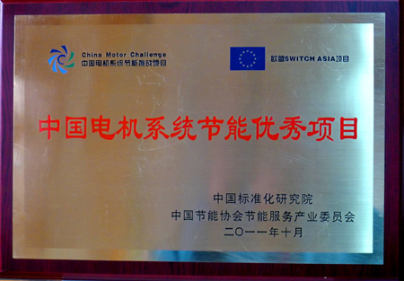 皖（wǎn）南電機（jī）：中（zhōng）國電機係（xì）統（tǒng）節能優秀項目