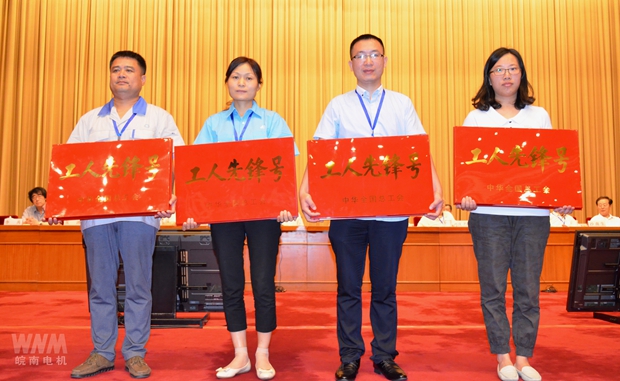 皖(wǎn)南電(diàn)機(jī)魯雪(xuě)紅(hóng)上台領獎 好色先生视频污電機魯雪紅上台領獎