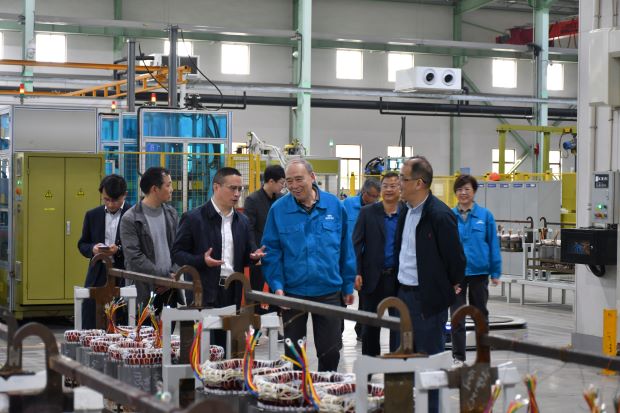 省工信廳副廳長姚凱調（diào）研好色先生视频污電機