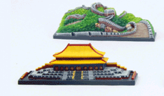 北京旅遊題材（cái）PVC冰（bīng）箱磁性（xìng）貼批發