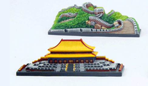 北京旅遊紀念品PVC冰箱磁性貼批發