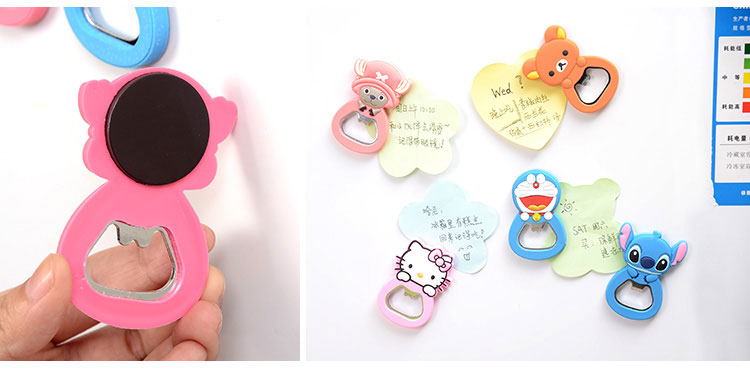 供應環（huán）保開瓶器軟膠冰箱貼