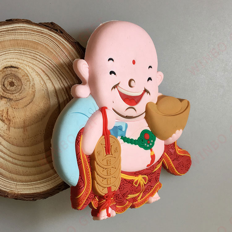 壽星立體PVC冰箱（xiāng）貼（tiē）左側麵（miàn）