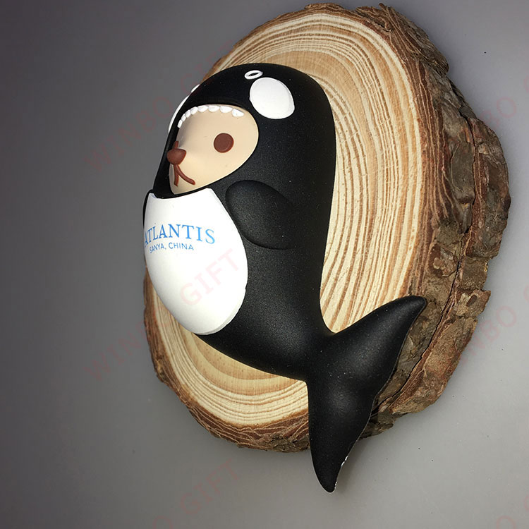 海豚泰迪熊冰箱貼右側麵